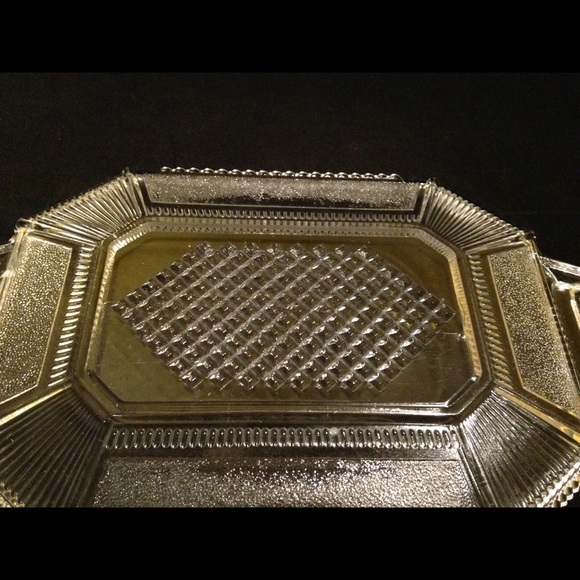 Antique Bryce Brothers “Pleat & Panel” Crystal/Clear Platter - Picture 3 of 11